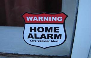 Get these home security alarm signs for your house